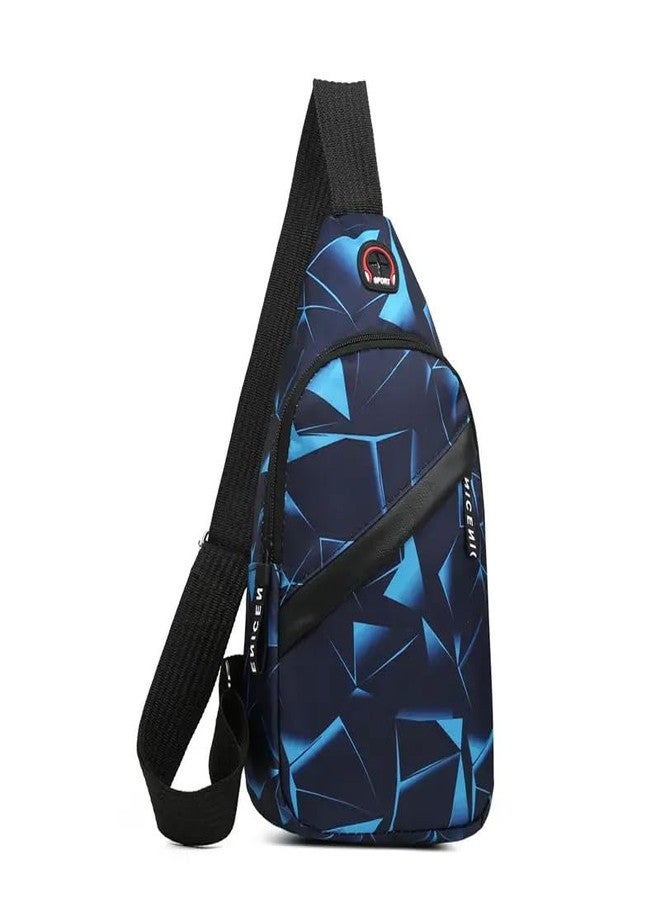 Right Products Travel Waterproof Nylon Phone Pouch Male Solid Color Crossbody Chest Bag Men | Shoulder Bag | Chest Bags | Casual | Outdoor | Passport | Mobile Daypack (Grey) - Image 1